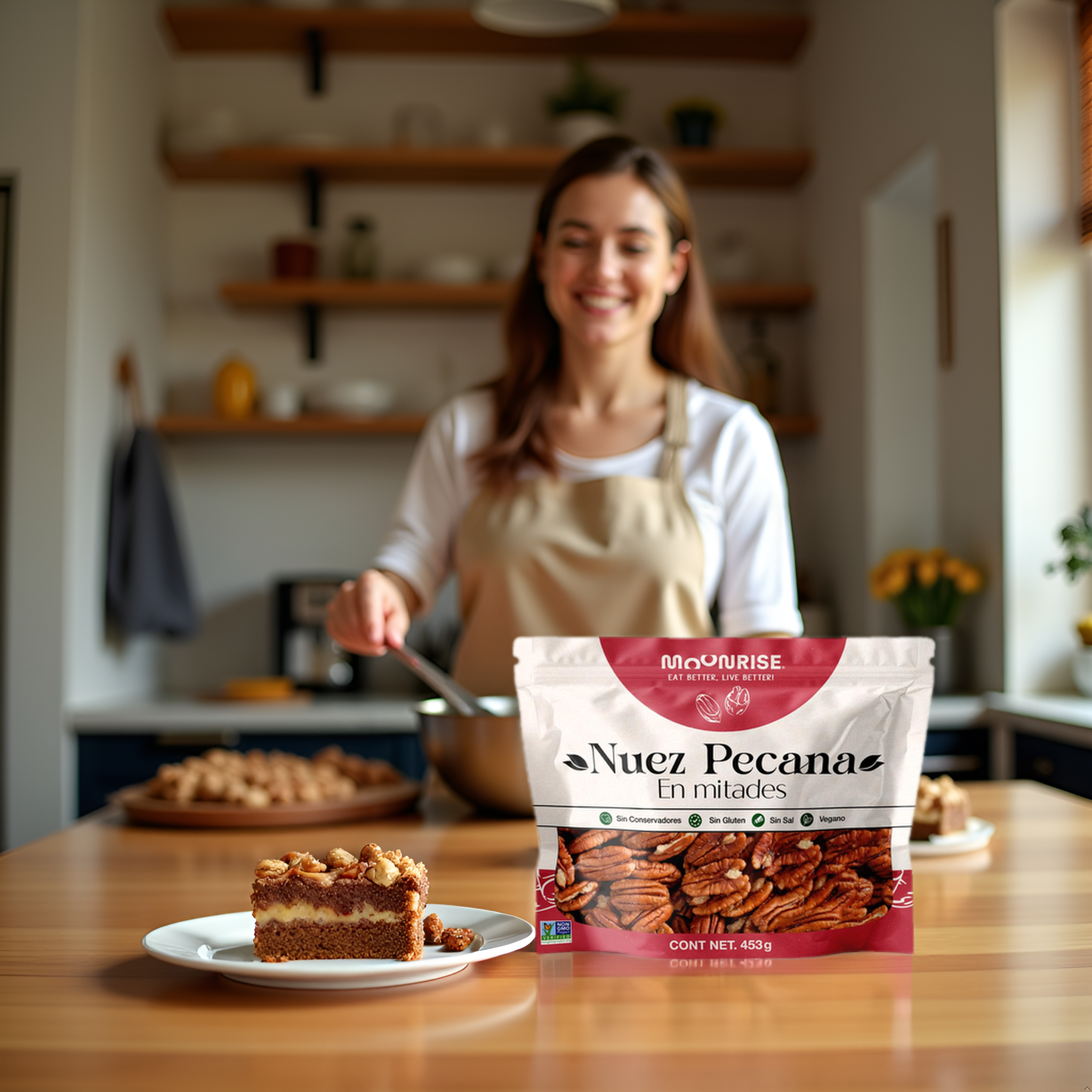 Mitad de Nuez Pecana Natural 2 Pack (Copia) Moonrisefoods