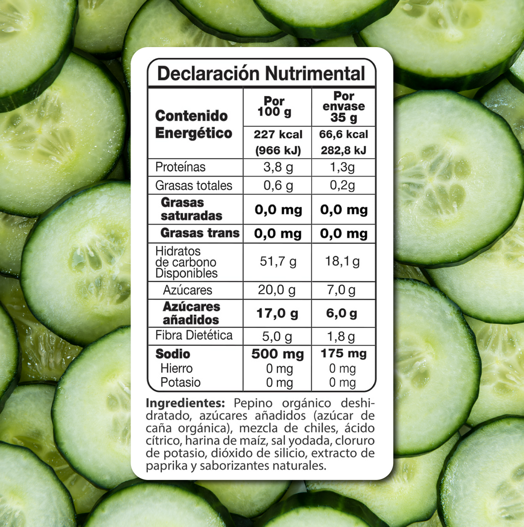 Pepino Enchilado Deshidratado 3 Pack Moonrisefoods
