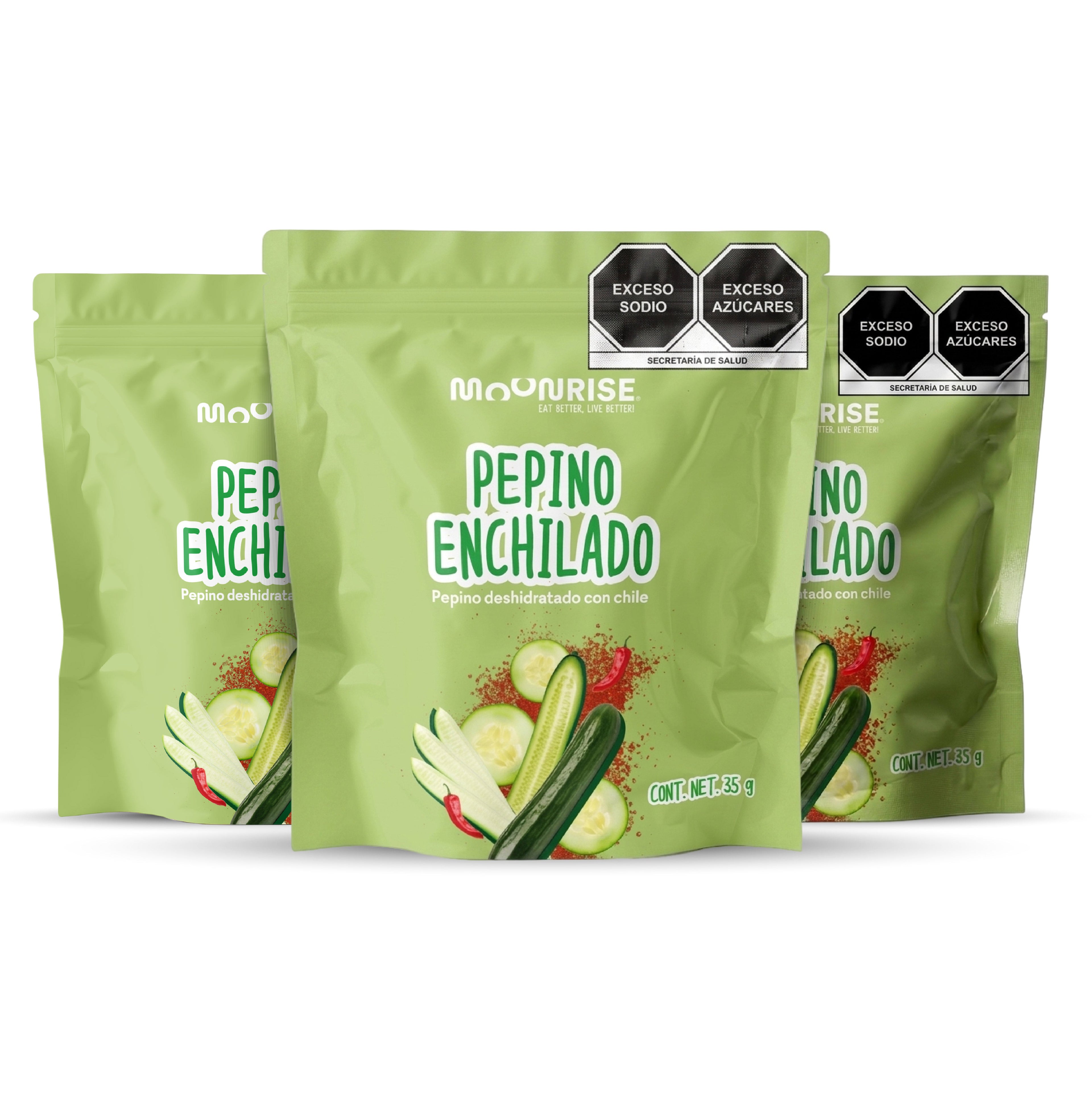 Pepino Enchilado Deshidratado 3 Pack Moonrisefoods