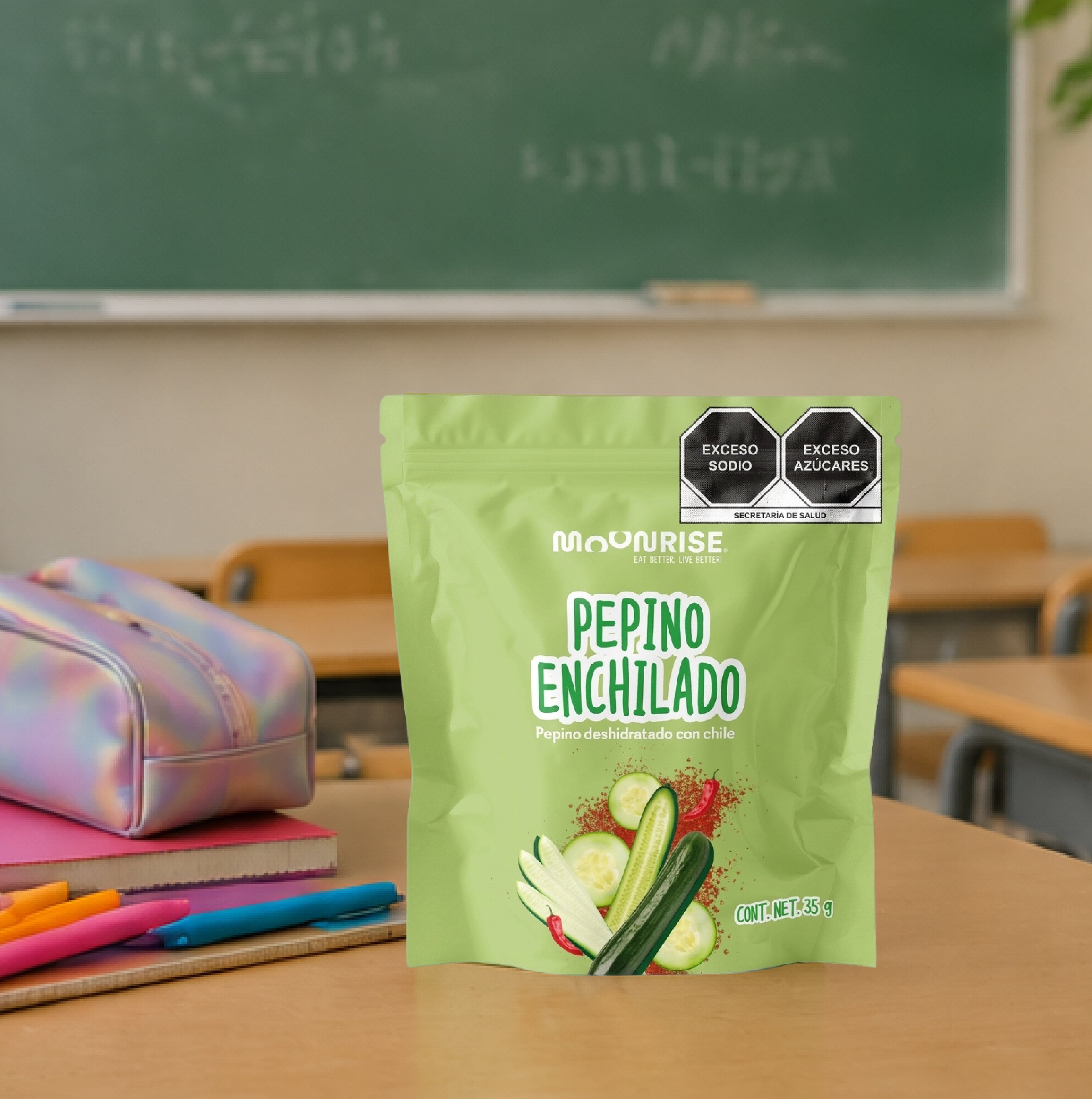 Pepino Enchilado Deshidratado 3 Pack Moonrisefoods