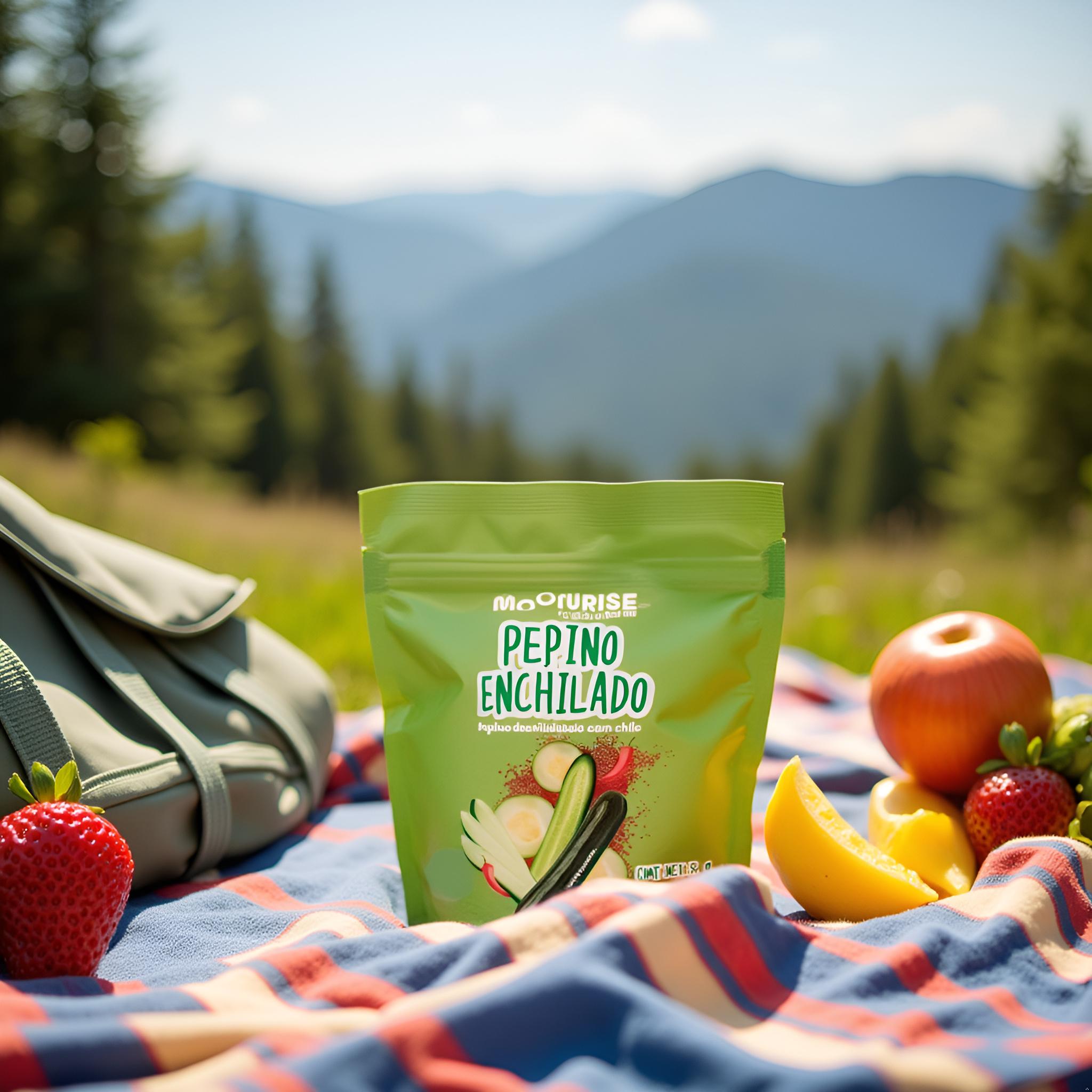 Snack Pepino Enchilado Deshidratado (Pack de 6) Moonrisefoods